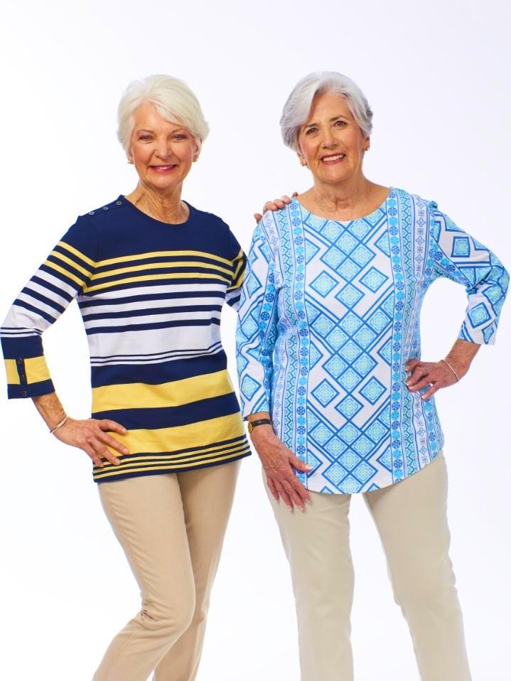 3/4 Sleeve Printed Tops - Image 4