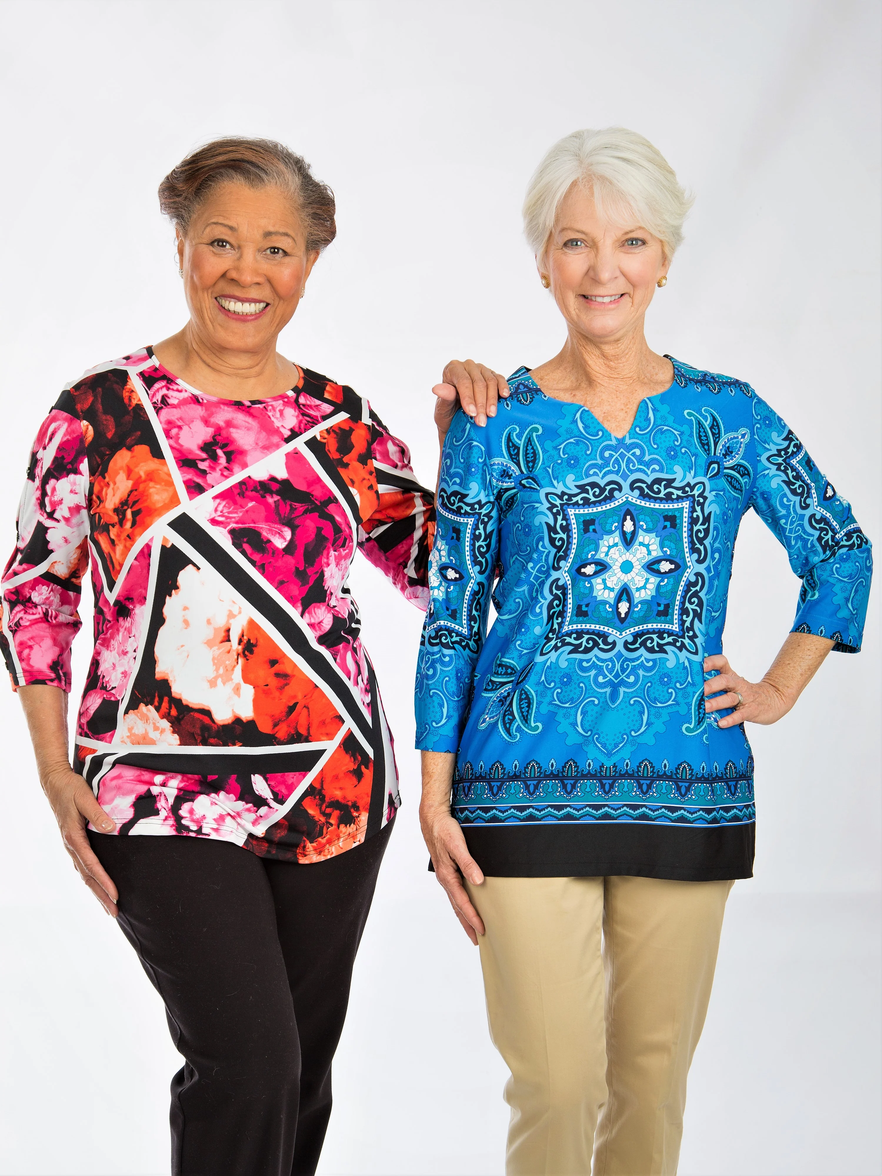 3/4 Sleeve Printed Tops - Image 5