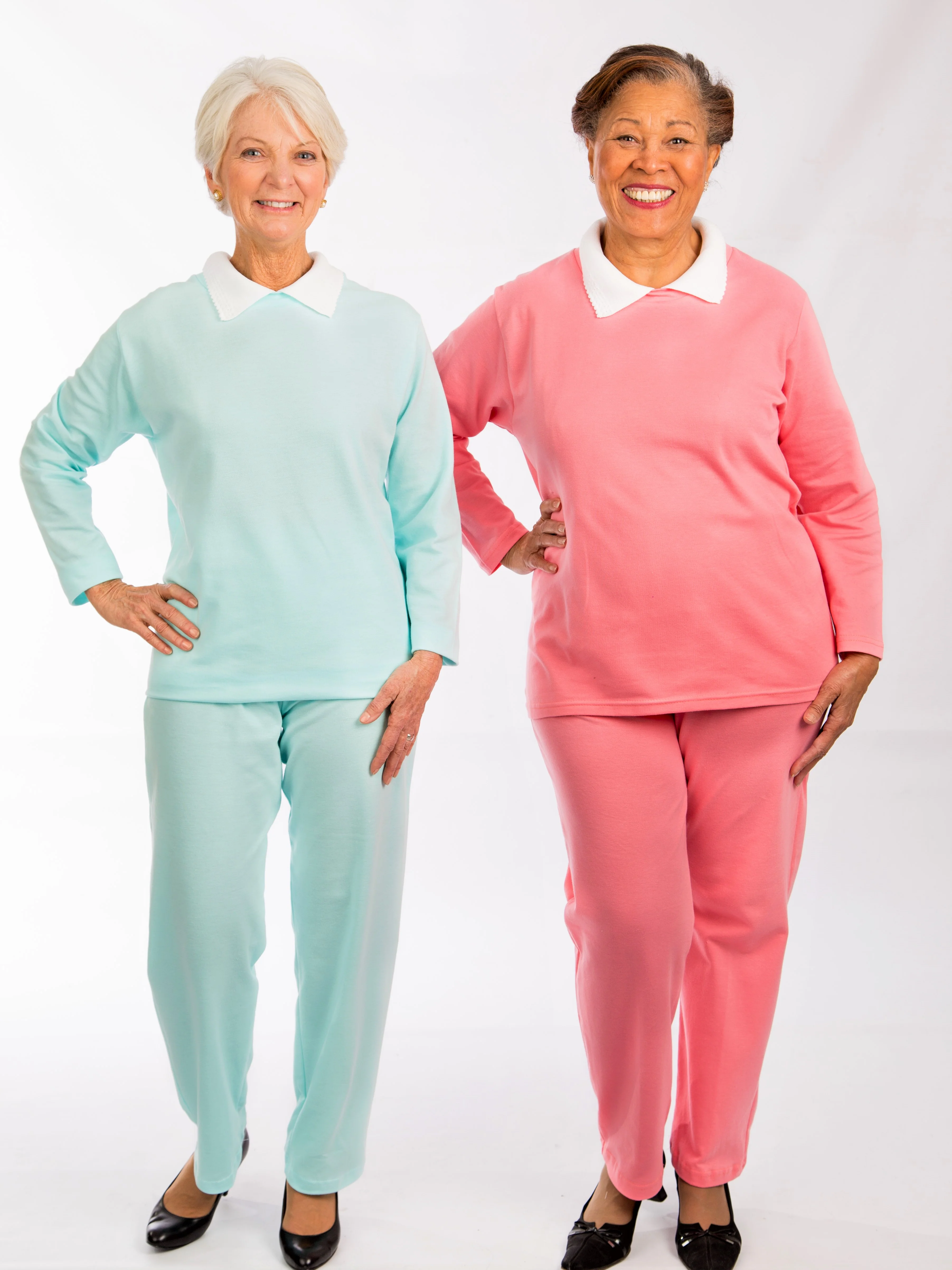 Basic Sweatsuit with Collar - Image 3