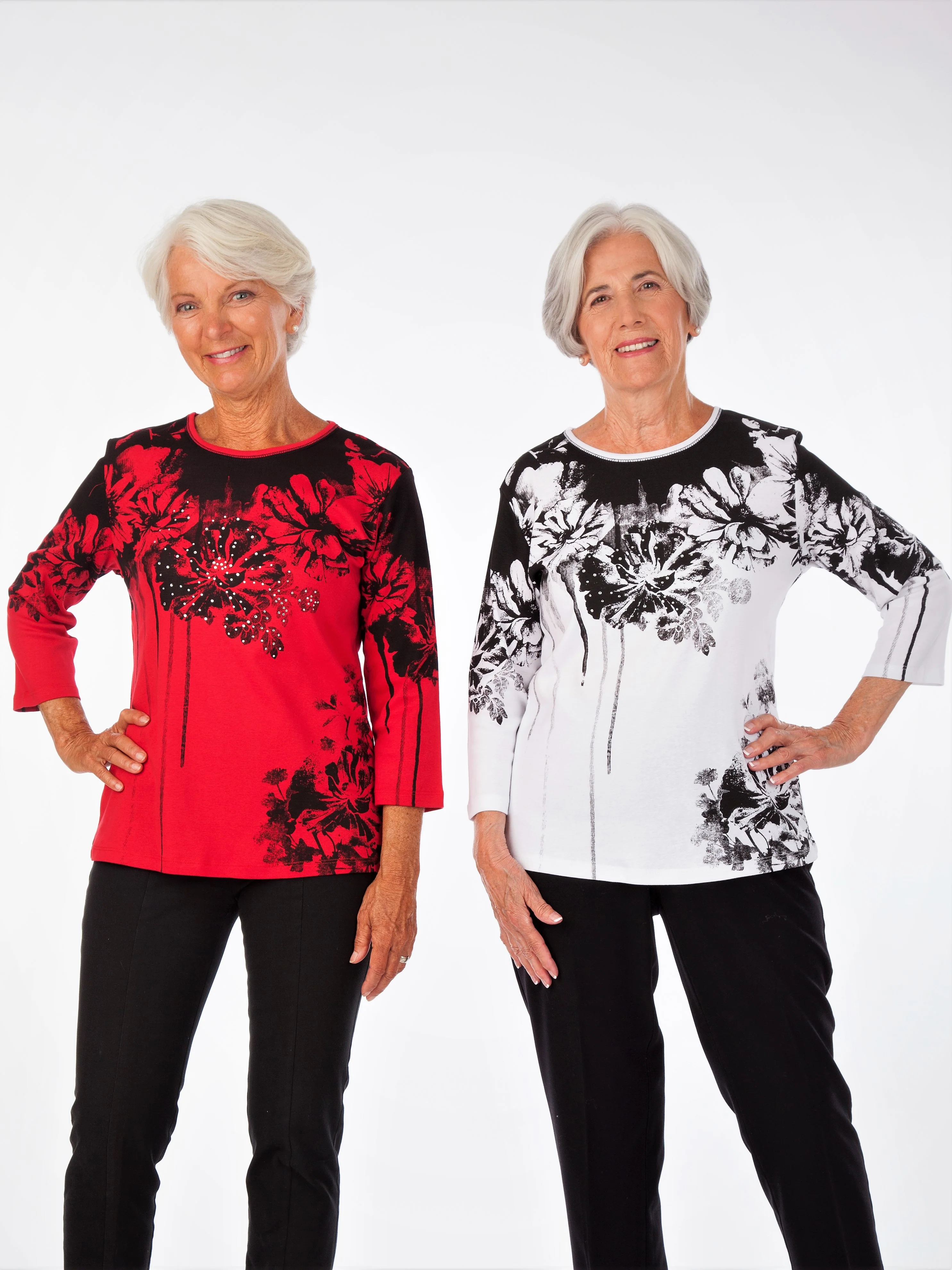 Floral Colorblock Tops - Image 4