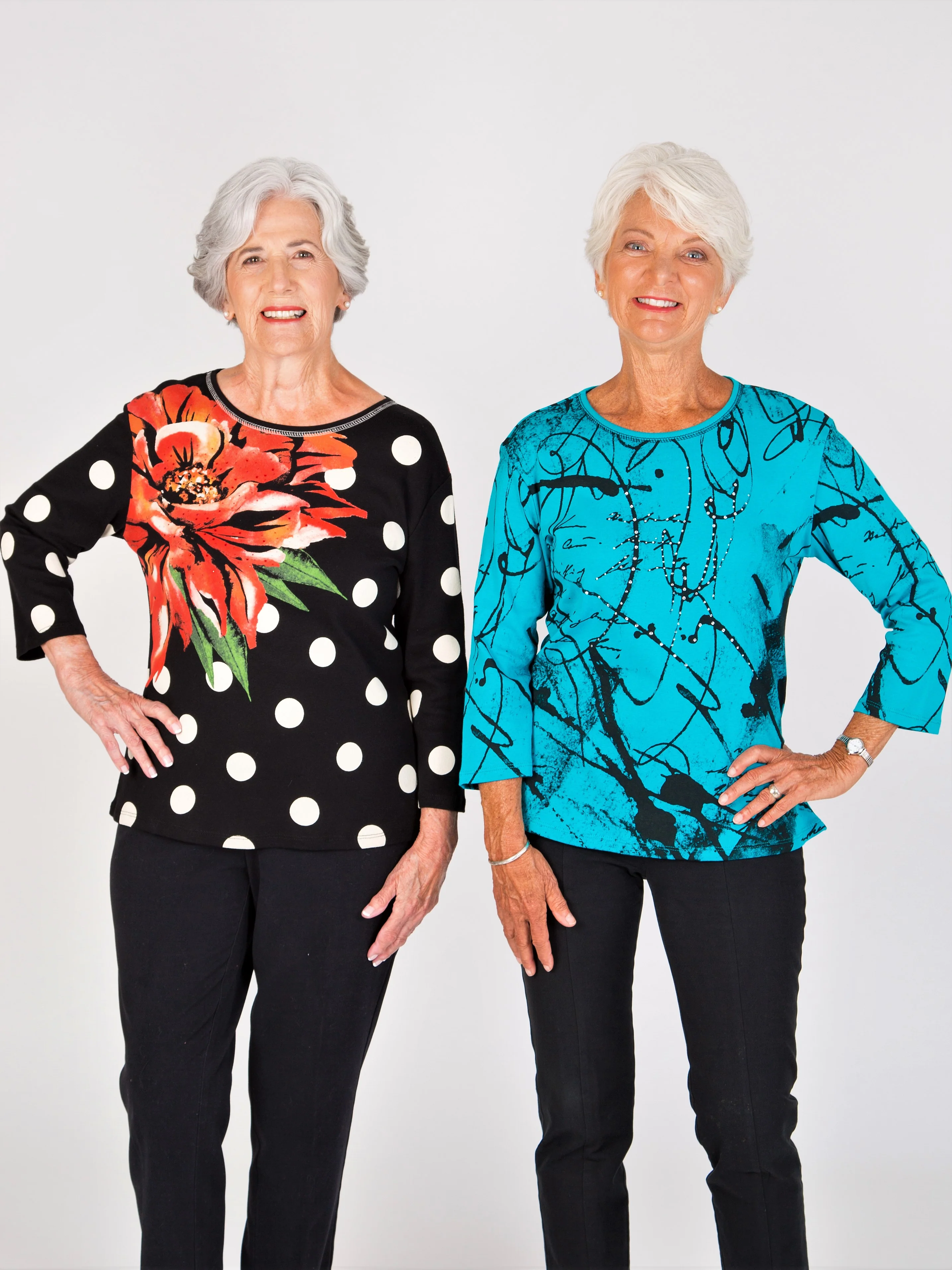 Floral Colorblock Tops - Image 5