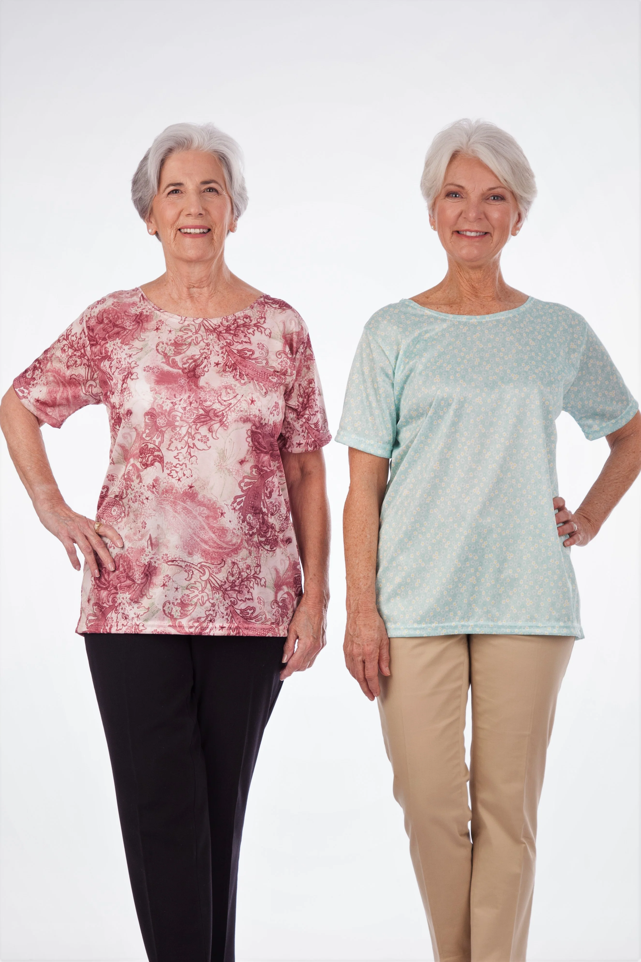 Scoop Neck Blouse- Short Sleeve - Image 3